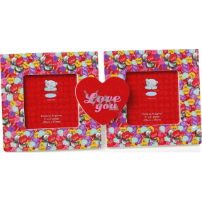 Me to You Rámik dvojitý Love You 18,6 x 9 x 2,5 cm
