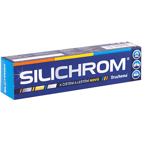 Druchema Silichrom pasta na čistenie a leštenie kovov a chrómu, 90 g