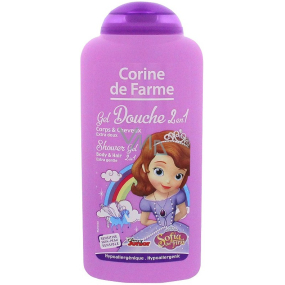 Corine de Farmu Disney Princess Sofia The First 2v1 šampón na vlasy a sprchový gél pre deti 250 ml