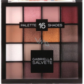 Gabriella salva Eyeshadow Palette paletka 16 očných tieňov 02 Pink 20,8 g
