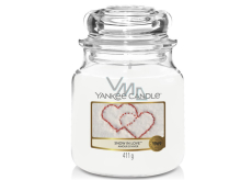 Yankee Candle Snow In Love - Zamilovaný sneh vonná sviečka Classic strednej sklo 411 g