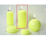 Lima Reflex fosforové žltá sviečka valec 60 x 120 mm 1 kus