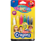 Colorino Farby na tvár v násadke 6 farieb