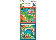 Baby Genius Puzzle Dinosaury 15 x 15 cm, 16 a 20 dielikov, 2 obrázky