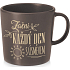 Nekupto Kafetéria hrnček tmavý Začnite každý deň s úsmevom 300 ml