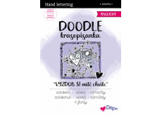 Ditipo Coloring Doodle - Ozdobte si pekné chvíle predtlačených anglických slovíčok na precvičenie 36 strán 7241001
