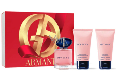Giorgio Armani My Way parfumovaná voda 50 ml + sprchový gél 50 ml + telové mlieko 50 ml, darčeková sada pre ženy