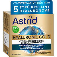Astrid Hyaluronic Gold denný pleťový krém 50 ml
