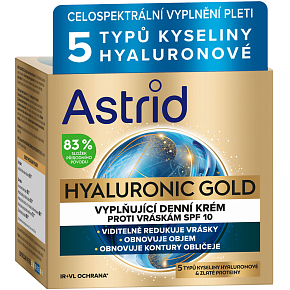 Astrid Hyaluronic Gold denný pleťový krém 50 ml