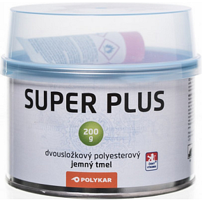 Polykar Super Plus jemný dvousložkový polyesterový plniaci tmel, 200 g