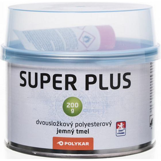 Polykar Super Plus jemný dvousložkový polyesterový plniaci tmel, 200 g
