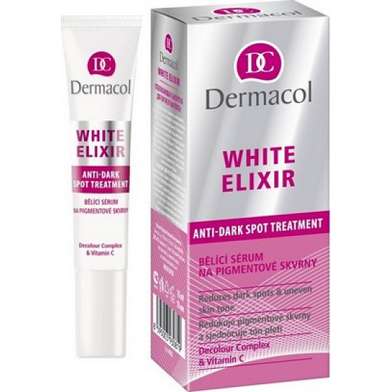 Dermacol White Elixir Anti-dark Spot bieliace sérum na pigmentové škvrny 15 ml