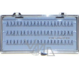 Diva & Nice Umelé nalepovacie trsy Flare Medium čierne 60 trsov