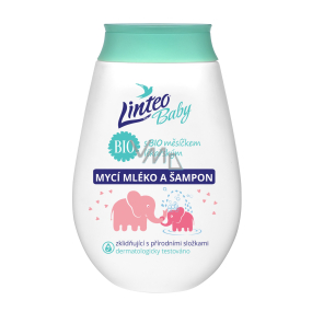 Linteo Baby Bio Měsíčrk lekársky umývací mlieko a šampón 250 ml