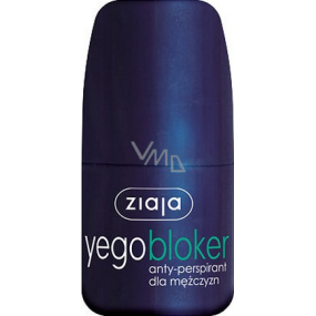 Ziaja Yego Men Blocker guličkový antiperspirant dezodorant roll-on pre mužov 60 ml