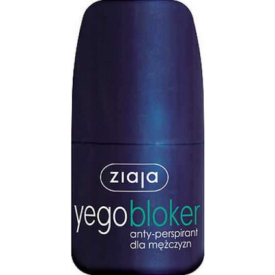 Ziaja Yego Men Blocker guľôčkový antiperspirant deodorant roll-on pre mužov 60 ml