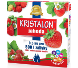 Agro Kristalon Jahoda vo vode rozpustné univerzálne hnojivo 0,5 kg pre 250 l zálievky