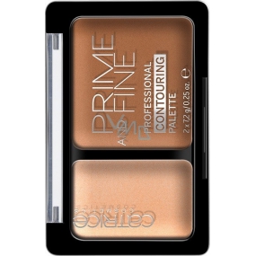 Catrice Prime and Fine Contouring Palette kontúrovacou paleta 030 Sunny Sympathy 10 g