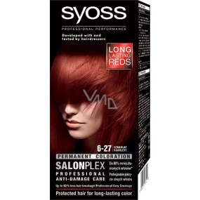 Syoss Color SalonPlex farba na vlasy 6-27 Purpurovo červený