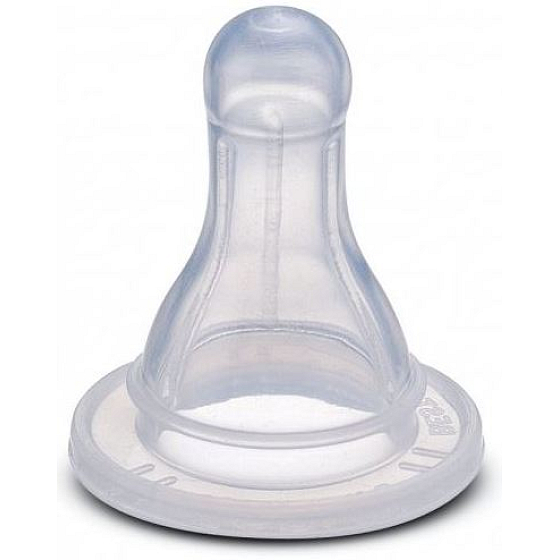 Baby Farlin Cumlík silikónový guľatý D-1-2 Mlieko od 12 mesiacov 1 kus