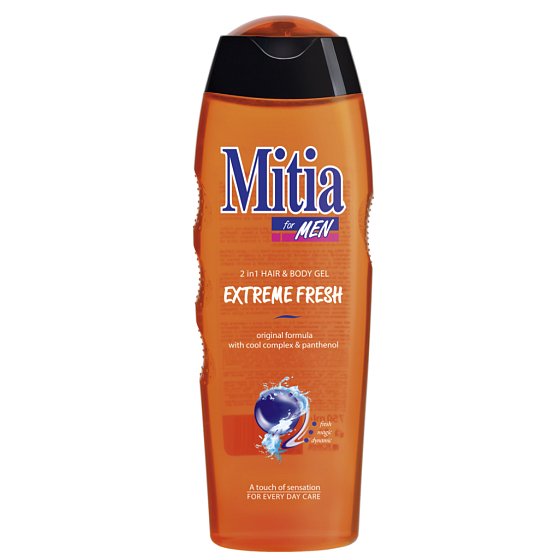 Mitia Men Extreme 2v1 sprchový gél a šampón na vlasy 750 ml