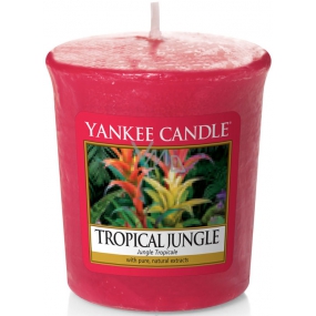 Yankee Candle Tropical Jungle - Tropická džungľa vonná sviečka votívny 49 g