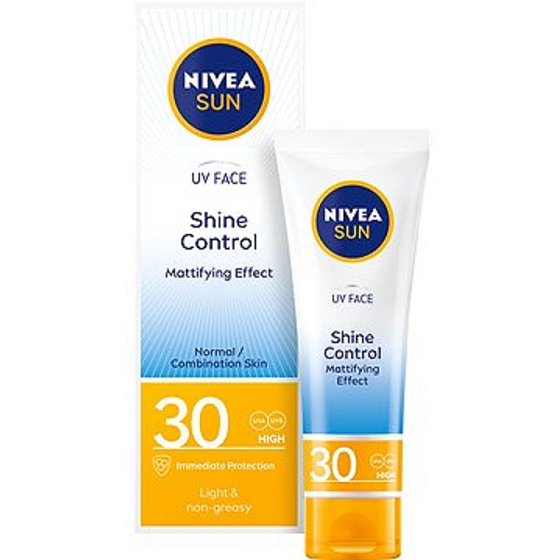 Nivea Sun Shine Control OF 30 zmatňujúci pleťový krém na opaľovanie 50 ml