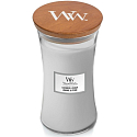 Woodwick Lavender & Cedar - Levanduľa a Céder vonná sviečka s dreveným knôtom a viečkom sklo veľká 609 g
