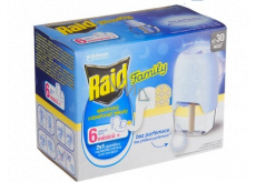 Raid Family elektrický odparovač s tekutou náplňou proti komárom 30 nocí 21 ml