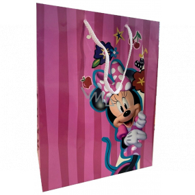 Nekupto Darčeková papierová taška 23 x 17,5 x 10 cm Ružová Minnie Mouse