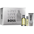 Hugo Boss Boss No.6 fľaštičiek toaletná voda 100 ml + sprchový gél 100 ml + toaletná voda 10 ml miniatúra, darčeková súprava pre mužov