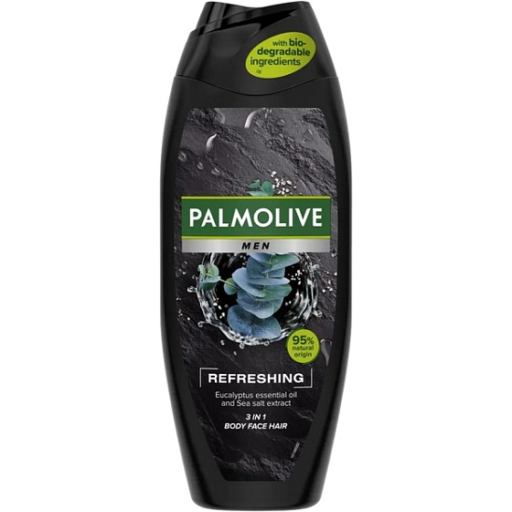 Palmolive Men Refreshing sprchový gel 3v1 pre mužov 500 ml