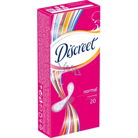 Discreet Normal Plus slipové intímne vložky pre každodenné použitie 20 kusov