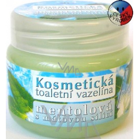 Bion Cosmetics Mentol s mätovou silicou kozmetická toaletná vazelína 160 ml