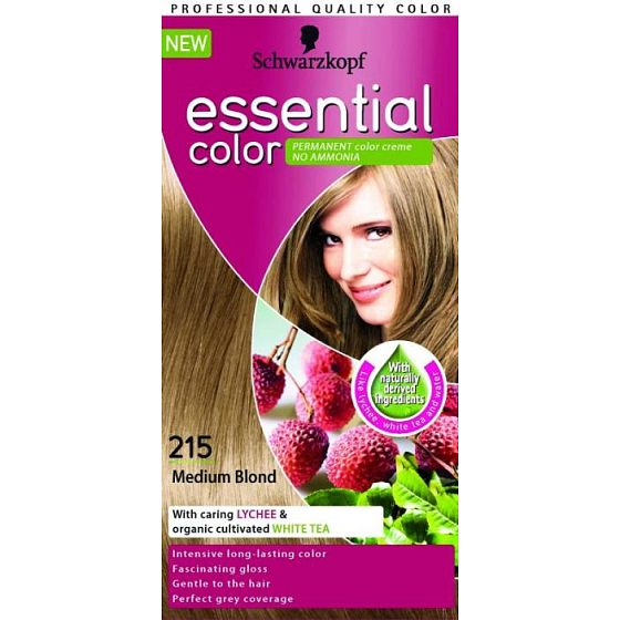Schwarzkopf Essential Color dlhotrvajúca farba na vlasy 215 Stredne plavá