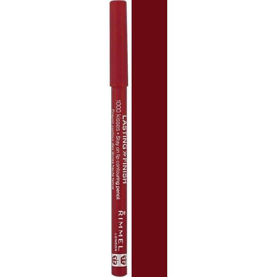 Rimmel London 1000 Kisses Stay On Lip Liner ceruzka na pery 063 Black Tulip 1,2 g