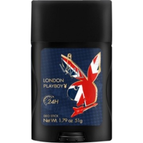 Playboy London antiperspirant dezodorant stick pre mužov 51 g