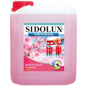 Sidolux Universal Kvet Japonskej čerešne čistiaci prostriedok na všetky umývateľné povrchy a podlahy 5 l
