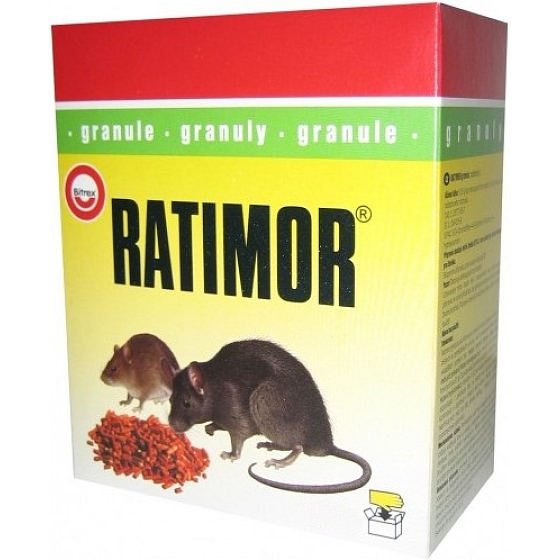 Ratimor granule na hubenie hlodavcov 600 g