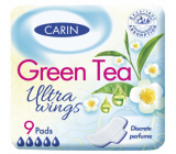 Carin Ultra Wings Green Tea hygienické vložky 9 kusov
