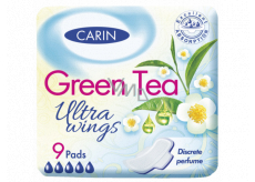 Carin Ultra Wings Green Tea hygienické vložky 9 kusov