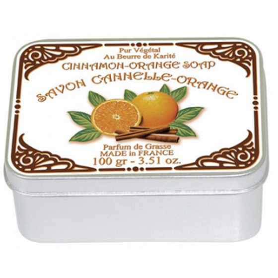 Le Blanc Cinnamon Orange - Škorica a pomaranč prírodné mydlo tuhé v krabičke 100 g