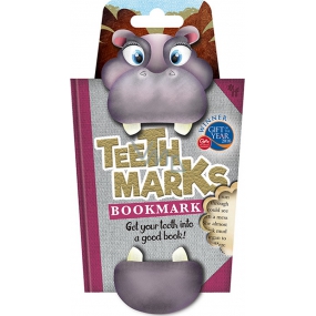 If Teeth Marks Bookmarks Zubatá záložka Hroch 97 x 17 x 200 mm