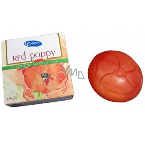 Kappus Red Poppy - Vlčí mak luxusné toaletné mydlo 125 g