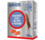 Bros Parafínové bloky na myši a potkany 100 g