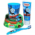Thomas & Friends - Lokomotíva Tomáš ovocná zubná pasta 75 ml + zubná kefka + časovač 2.min.- doba čistenie zúbkov, darčeková sada