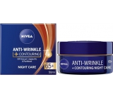 Nivea Anti-Wrinkle + Contouring nočný krém pre zlepšenie kontúr 65+ 50 ml