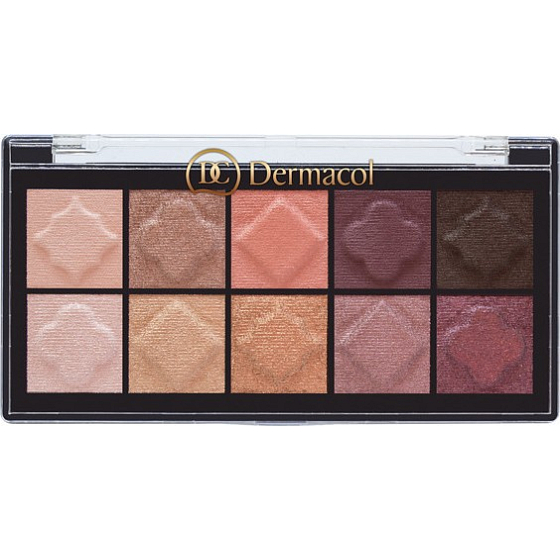 Dermacol Eyeshadow Palette Matt and Pearl paletka očných tieňov 01