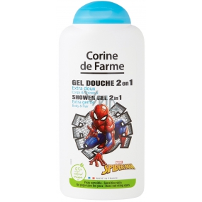 Corine de Farmu Disney Spiderman 2v1 šampón na vlasy a sprchový gél pre deti 250 ml