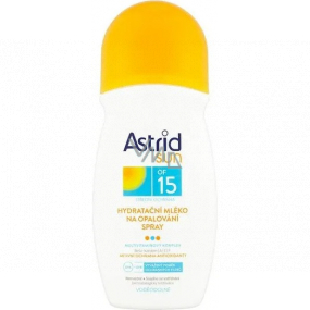 Astrid Sun OF15 Hydratačné opaľovacie mlieko v spreji 200 ml